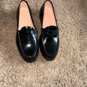 New Winona lug-sole penny loafers in spazzolato leather BT893